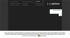 Desktop Screenshot of massgleittueren.de