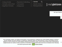 Tablet Screenshot of massgleittueren.de